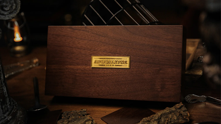 Apocalypse Bicycle Wooden Box Set Playing Cards