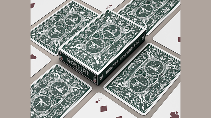 Bonfires Playing Cards (includes Card Magic Course)