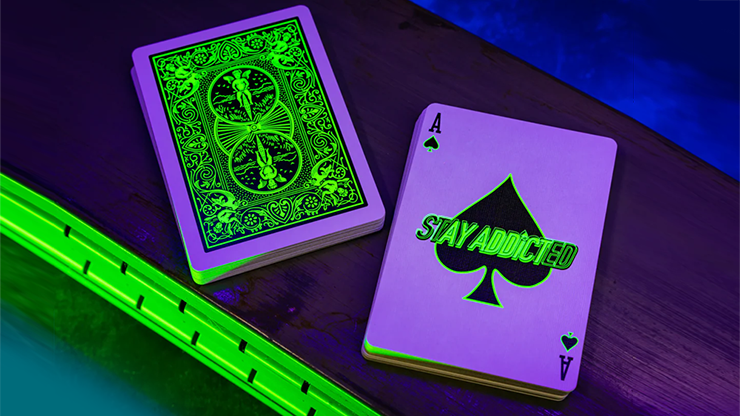 Bicycle Neon Rider Back Playing Cards
