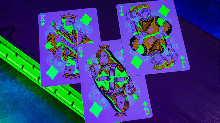 Bicycle Neon Rider Back Playing Cards