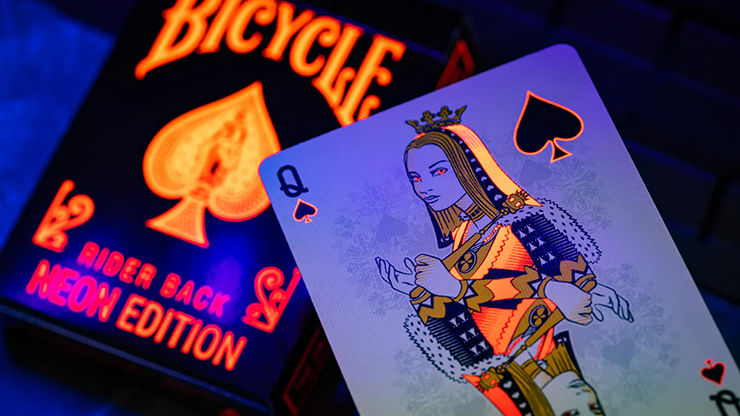 Bicycle Neon Rider Back Playing Cards