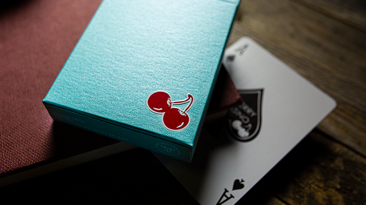 Cherry Casino House Deck (Tropicana Teal) Playing Cards