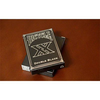Double Black XX Playing Cards