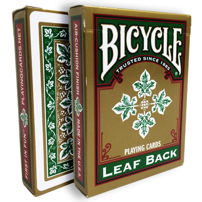 Leaf Back Playing Cards