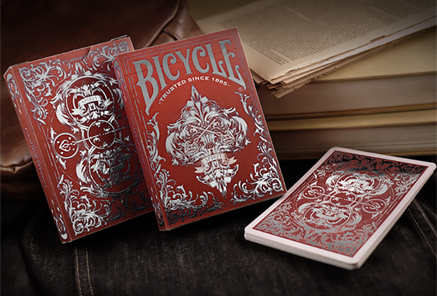 Spirit II Red MetalLux Playing Cards