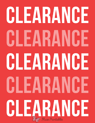 Clearance Aisle