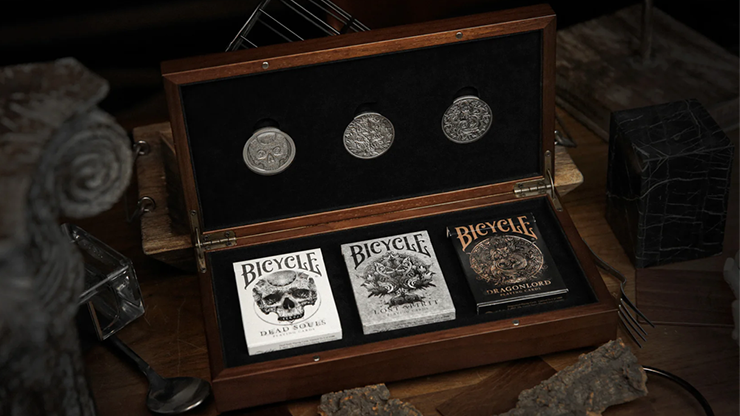 Apocalypse Bicycle Wooden Box Set Playing Cards