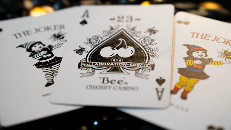 Limited Bee X Cherry Playing Cards