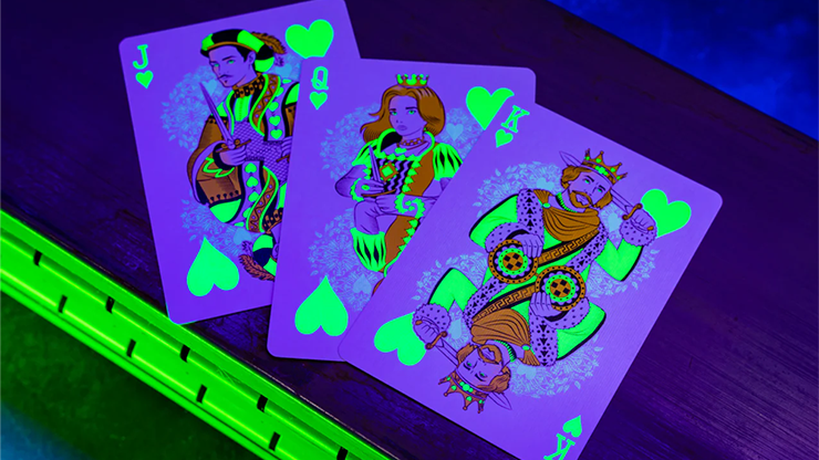 Bicycle Neon Rider Back Playing Cards
