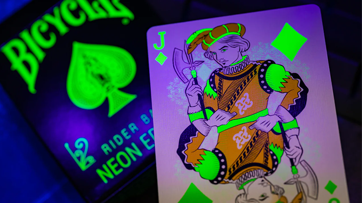 Bicycle Neon Rider Back Playing Cards
