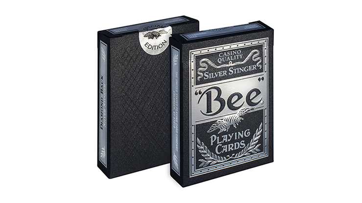 Bee Silver Stinger Playing Cards