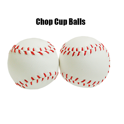 Chop Cup Balls White Leather