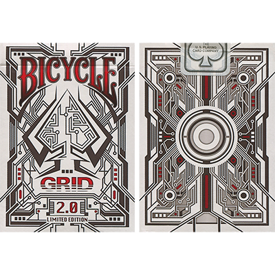 Grid 2.0 Limited Edition Playing Cards (Red)