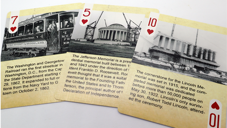 History of Washington DC Playing Cards