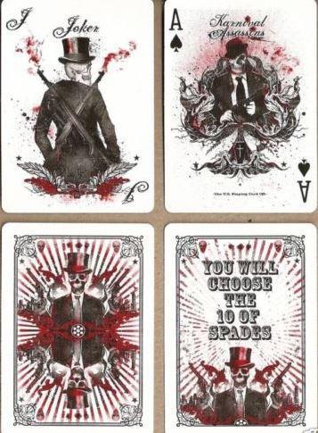 Karnival Assassins Playing Cards