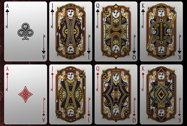 Spirit II Red MetalLux Playing Cards