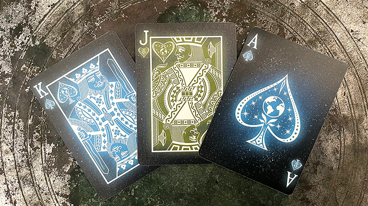 Starlight Earth Glow Playing Cards