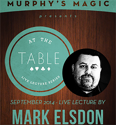At The Table Live Lecture - Mark Elsdon