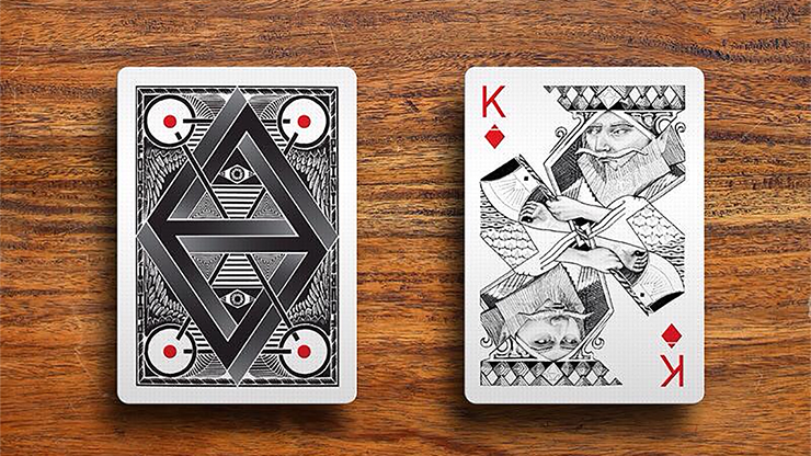 1st Edition White Deck (Four Points) Playing Cards